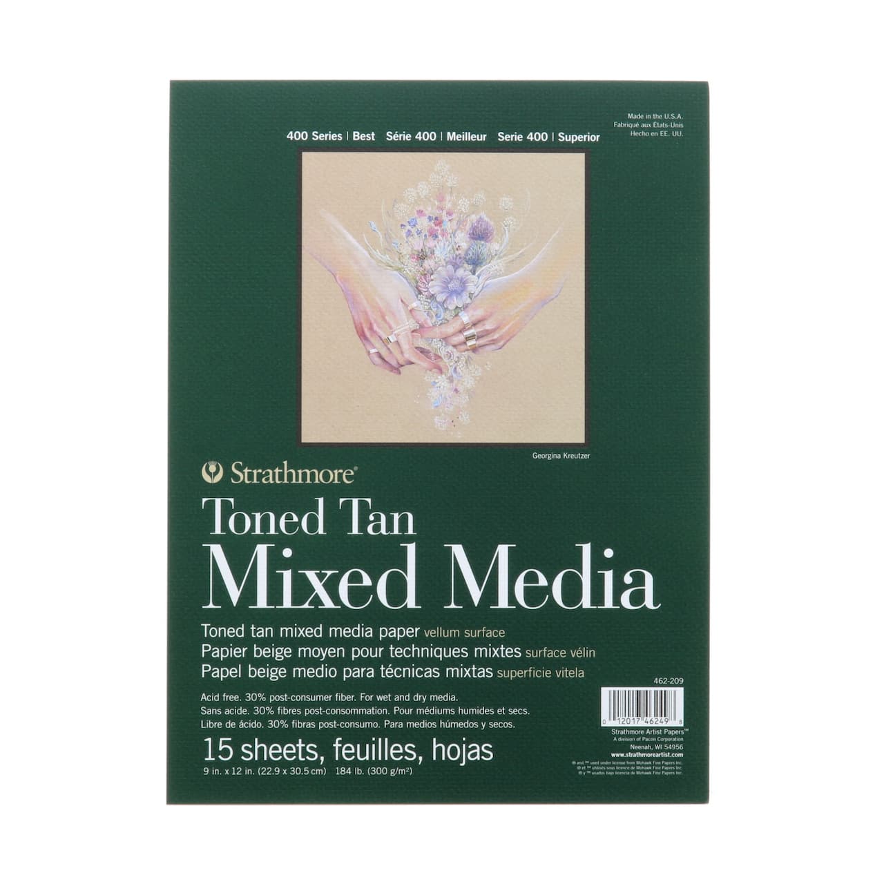 Strathmore&#xAE; 400 Series Recycled Toned Tan Mixed Media Paper Pad